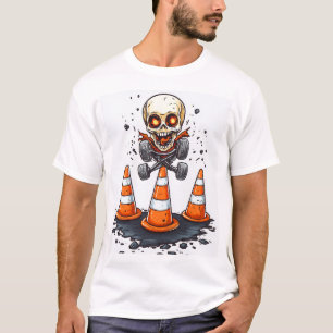 Pogo Bones � Crazy Skeleton on the Move T-Shirt