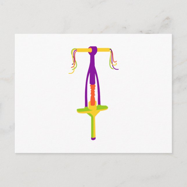 Pogo Stick Postcard (Front)