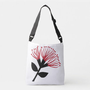 Pohutukawa Flower, New Zealand Crossbody Bag