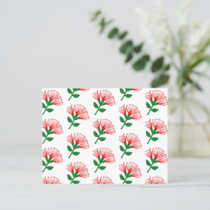Pohutukawa Flower, New Zealand Holiday Postcard