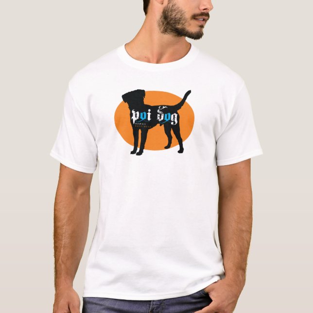 Poi Dog Hawaii Logo Design T-Shirt (Front)