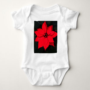 Poinsettia 6078 baby bodysuit