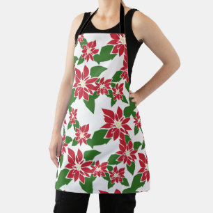 Poinsettia Apron