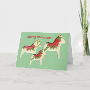 Poinsettia Christmas Card