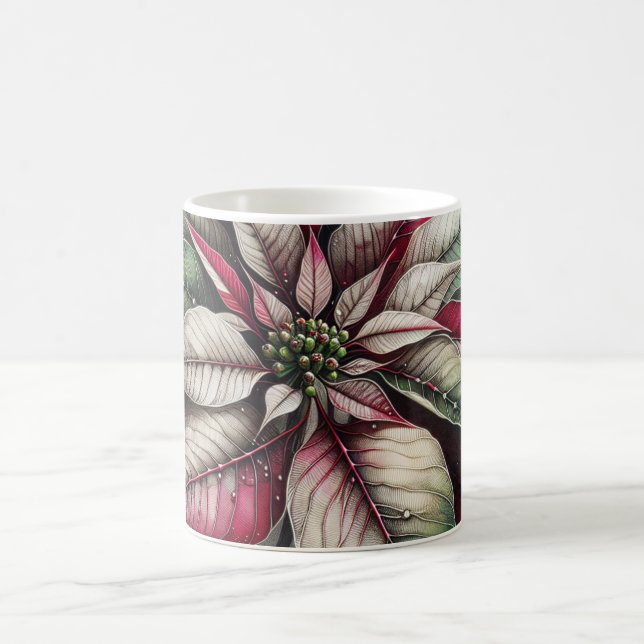 Poinsettia Coffee Mug (Center)