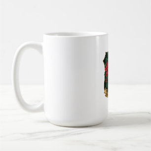 Poinsettia Crest T-Shirt Coffee Mug