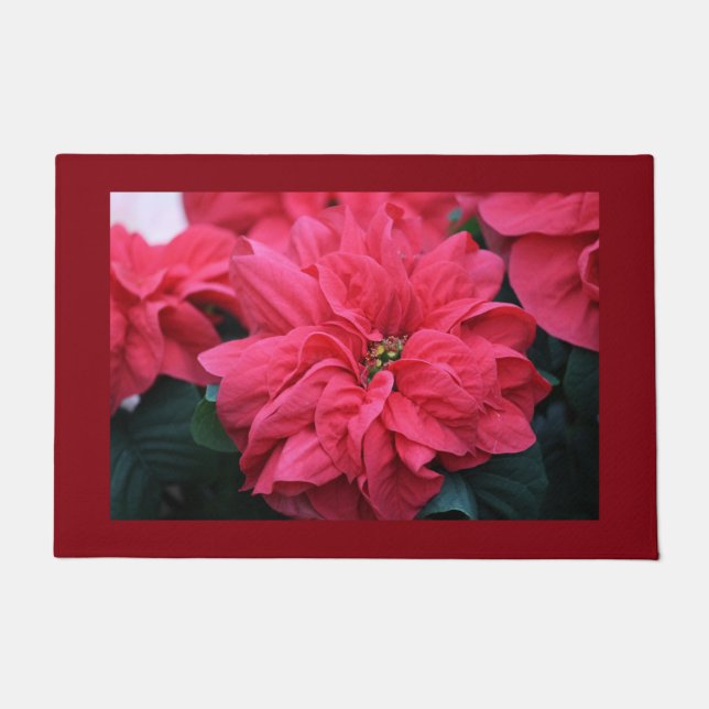 Poinsettia Door Mat (Front)