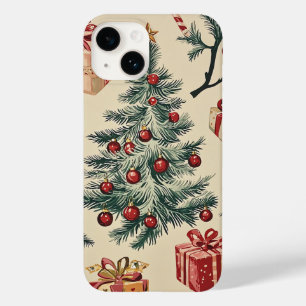 Poinsettia Floral Christmas Pattern (2) Case-Mate iPhone 14 Case