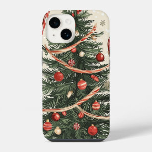 Poinsettia Floral Christmas Pattern (4) iPhone 14 Case