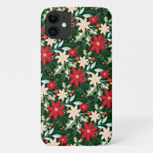 Poinsettia Holiday Christmas Case-Mate iPhone Case