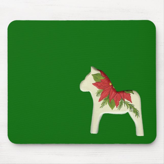 Poinsettia mousepad (Front)