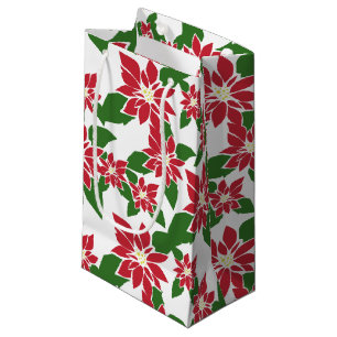 Poinsettia Small Gift Bag