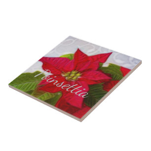Poinsettia Tile