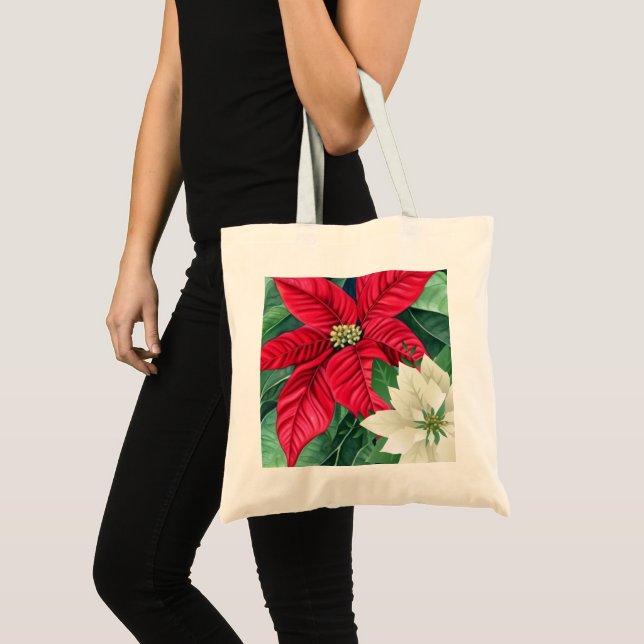 Poinsettia Tote Bag (Front (Product))