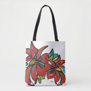 Poinsettia Tote Bag