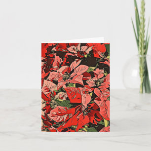 Poinsettias Card