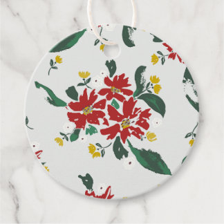 Poinsettias for all Seasons gift tags