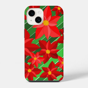 Poinsettias iPhone 14 case
