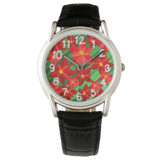 Poinsettias Watch (Front)