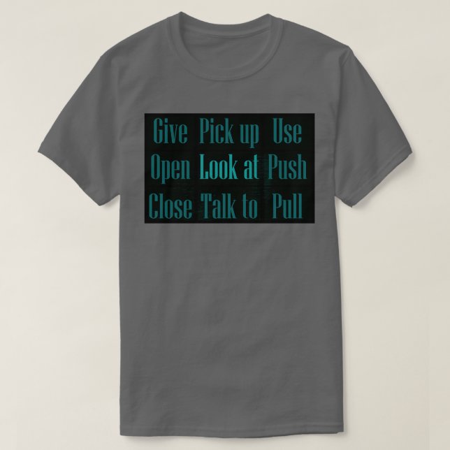 Point and Click Adventure T-Shirt (Design Front)