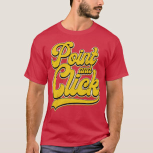 Point and Click Lettering T-Shirt