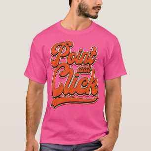 Point and Click Orange T-Shirt