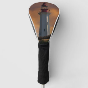 Point Atkinson Lighthouse at sunset Golf Head Cover