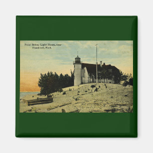 Point Betsey Lighthouse near Frankfort Michigan Magnet