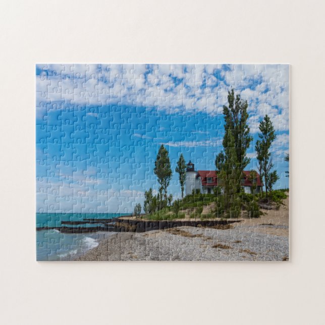 Point Betsie Light Jigsaw Puzzle (Horizontal)