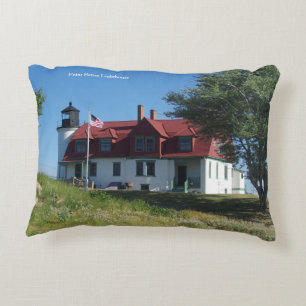 Point Betsie Lighthouse accent pillow