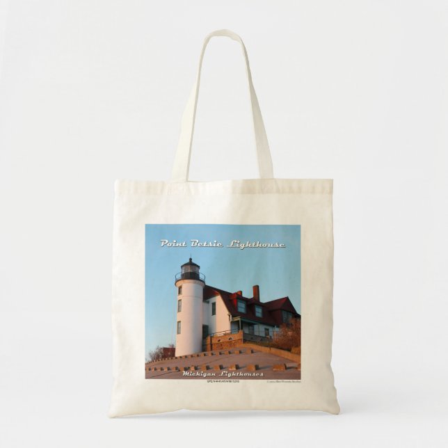 Point Betsie Lighthouse - Budget Tote Bag (Front)