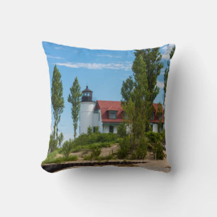 Point Betsie Lighthouse Cushion