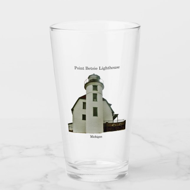Point Betsie Lighthouse glass (Front)