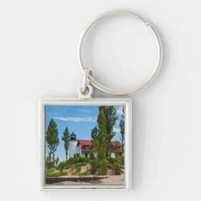 Point Betsie Lighthouse Key Ring (Front)