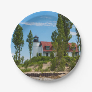 Point Betsie Lighthouse Paper Plate