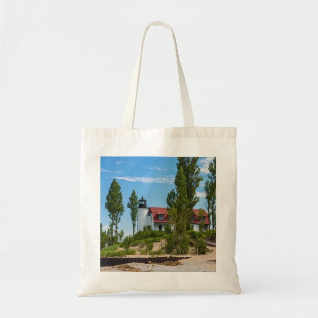 Point Betsie Lighthouse Tote Bag (Front)