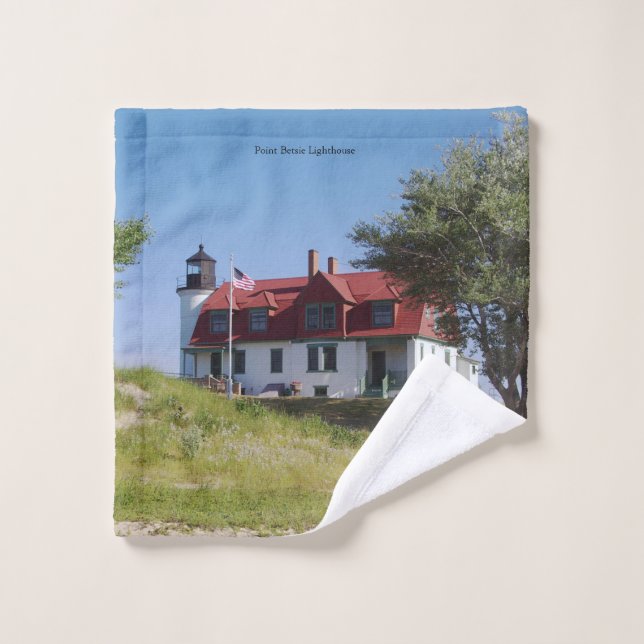 Point Betsie Lighthouse towel set (Wash Cloth)