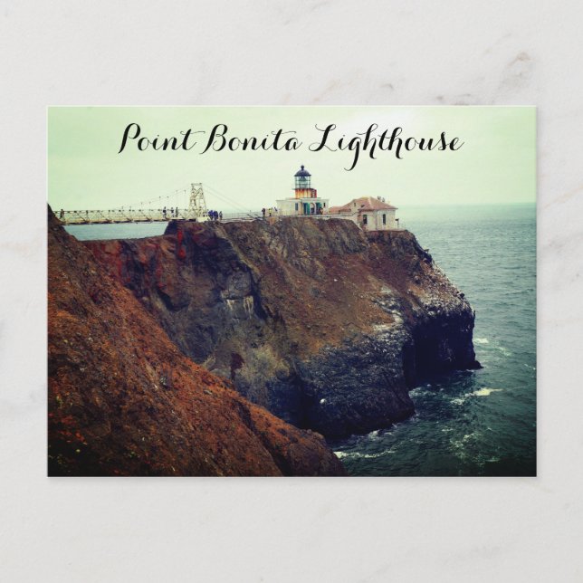 Point Bonita Lighthouse #1-3 Postcard (Front)