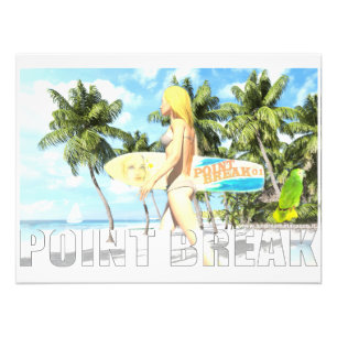 Point Break 01 Photo Print