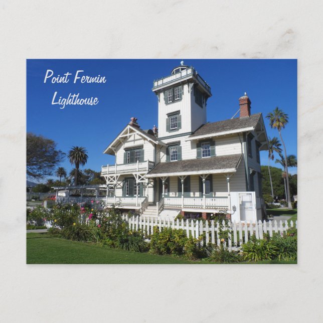Point Fermin Lighthouse, San Pedro Postcard (Front)