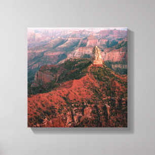 Point Imperial and Mount Hayden at Sunset Canvas Print