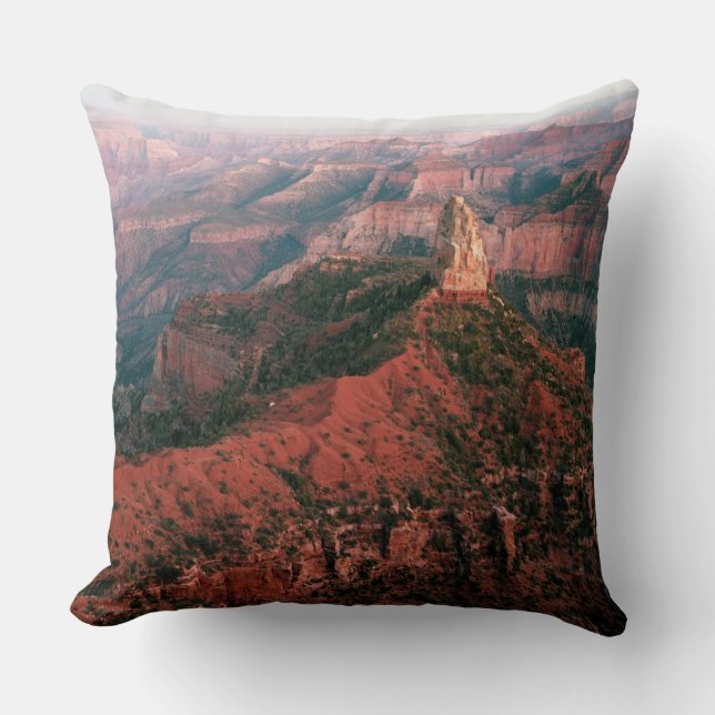 Point Imperial and Mount Hayden at Sunset Cushion (Front)