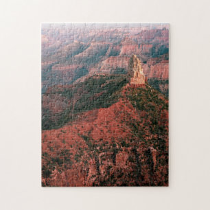 Point Imperial and Mount Hayden at Sunset Jigsaw Puzzle