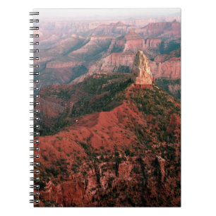 Point Imperial and Mount Hayden at Sunset Spiral Notebook