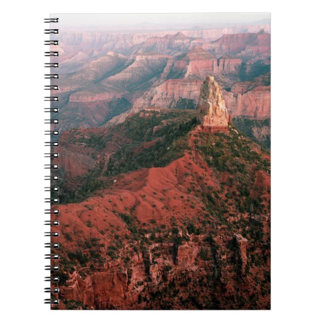 Point Imperial and Mount Hayden at Sunset Spiral Notebook (Front)