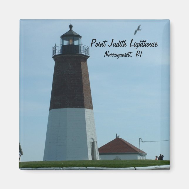 Point Judith Lighthouse Magnet (Front)