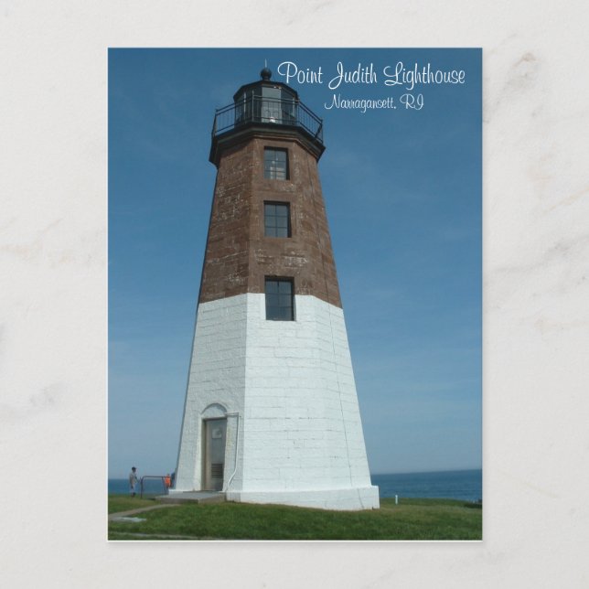 Point Judith Lighthouse Postcard (Front)