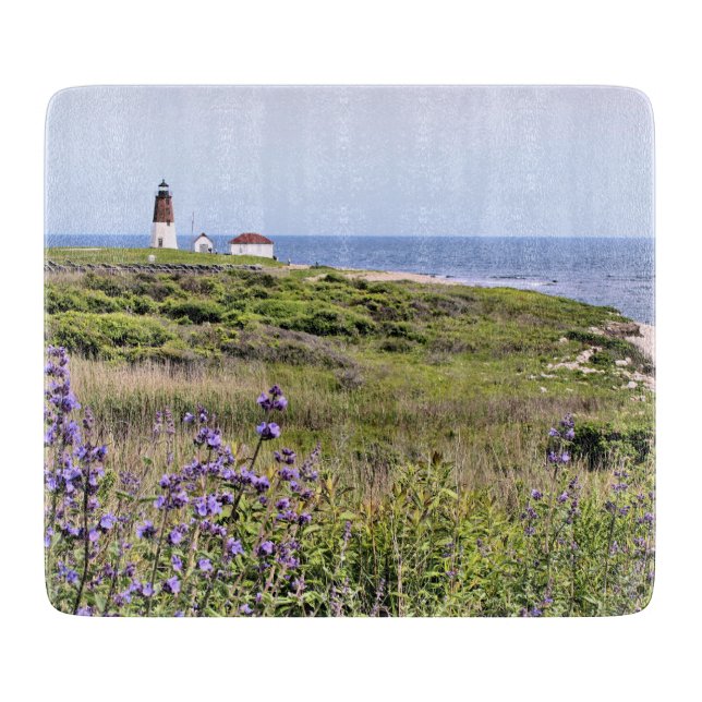Point Judith Lighthouse Rhode Island Cutting Board (Front)