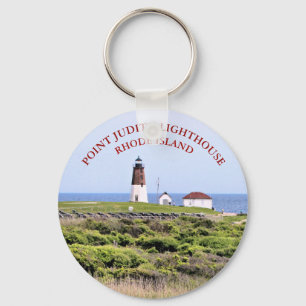 Point Judith Lighthouse, Rhode Island Keychain
