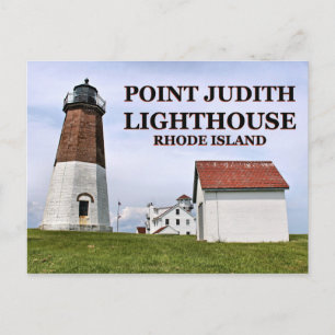 Point Judith Lighthouse, Rhode Island Postcard